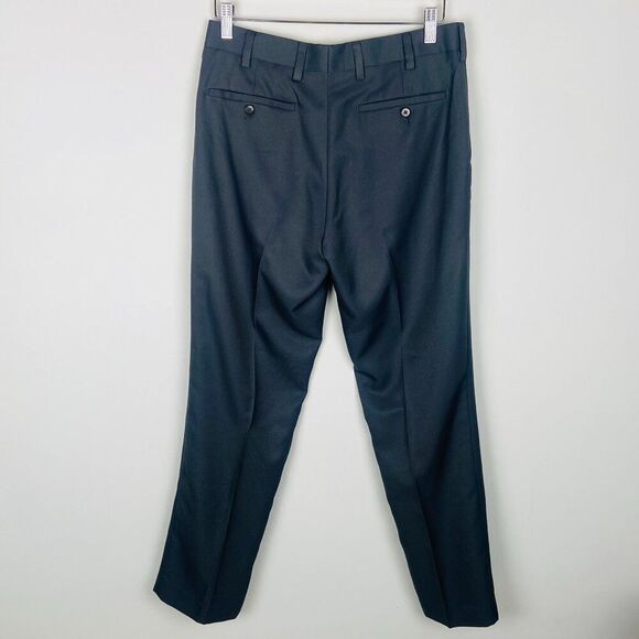 New Louis Raphael Tailored Modern Fit Polyester Gray Dress Pants, Size 30 x 30 - Picture 4 of 9